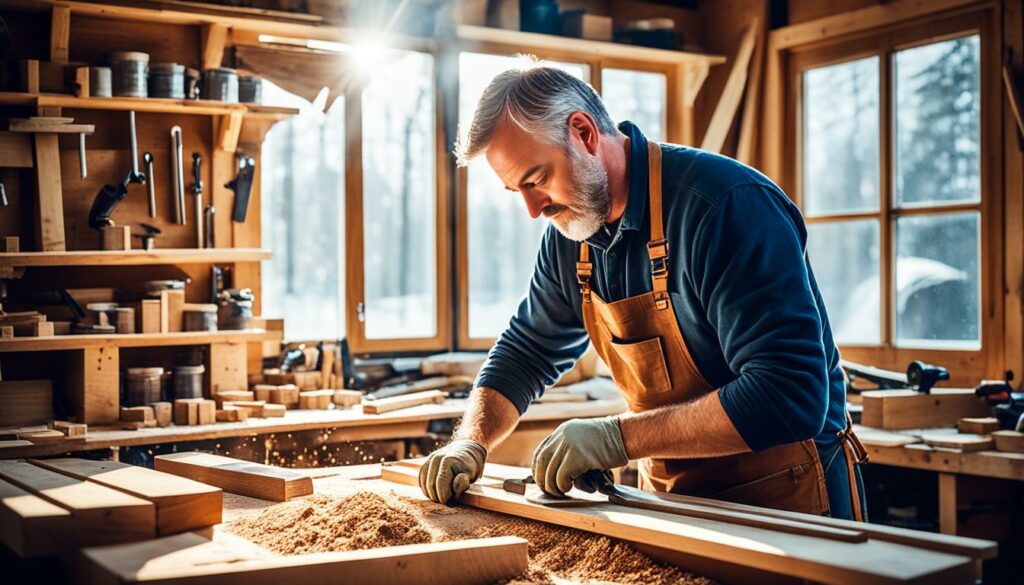 Qualitätsmaterialien in der traditionellen Tischlerei